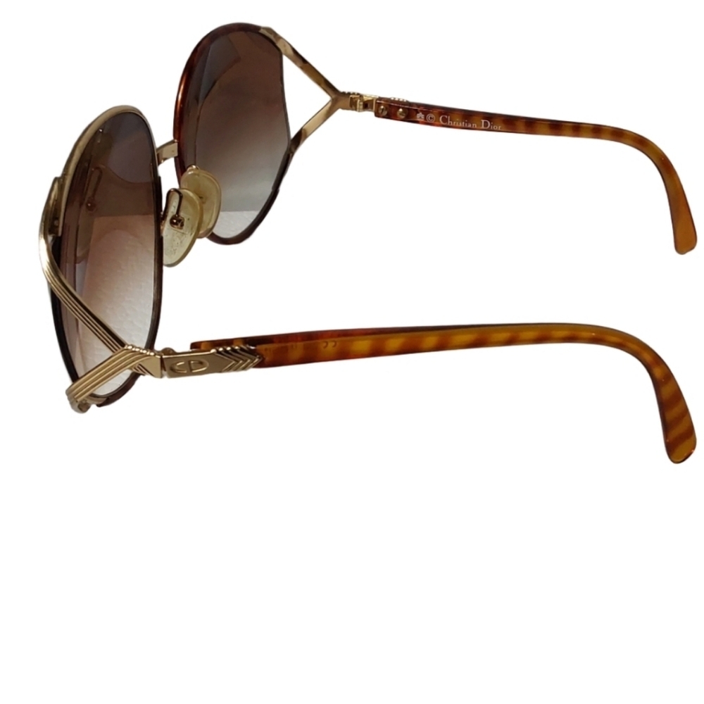 DIOR MID CENTURY 14-6317 PYTHON LINE SIGNATURE SUNGLASSES - Picture 3 of 10